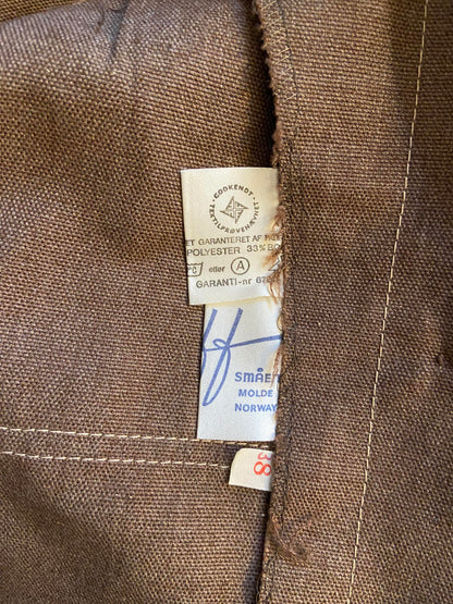 Vintage 1970s Brown Cropped Denim Jacket