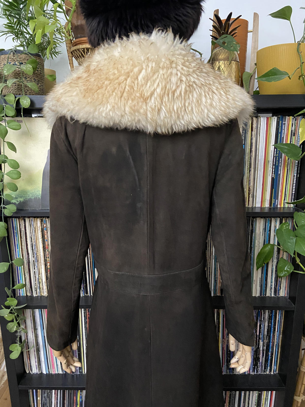 Vintage 1970s Brown Belted Penny Lane Coat