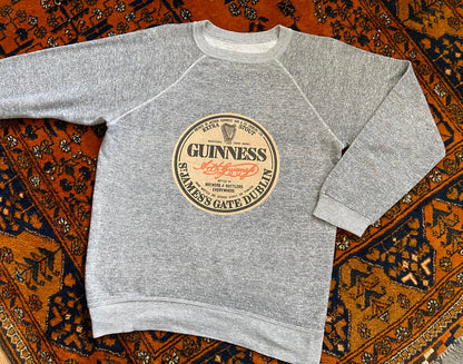 Vintage 90s Grey Marl Guinness Sweatshirt