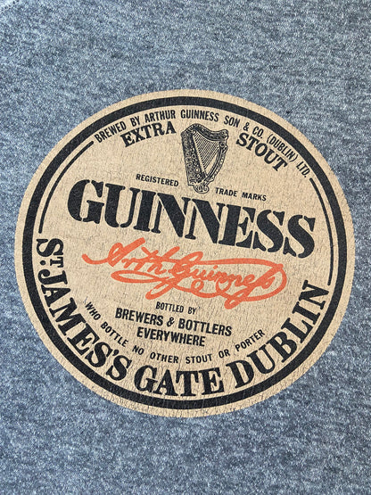 Vintage 90s Grey Marl Guinness Sweatshirt