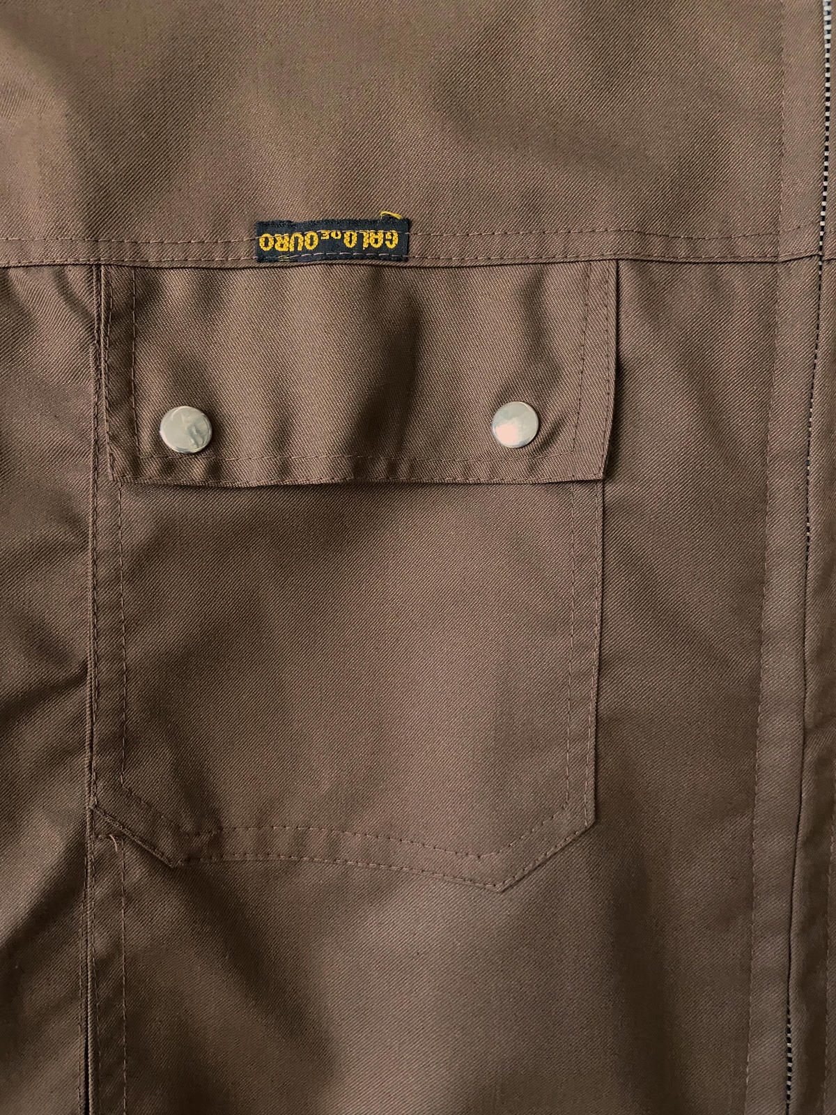 Vintage 1980s Brown Brazilian Bomber Jacket