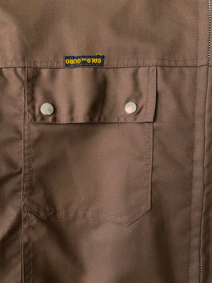 Vintage 1980s Brown Brazilian Bomber Jacket