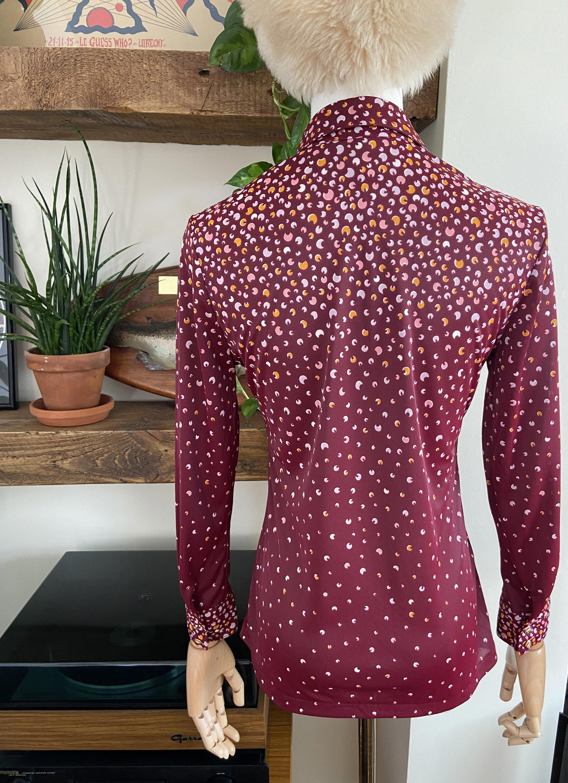 Vintage 1970s Purple Japanese Jersey Shirt