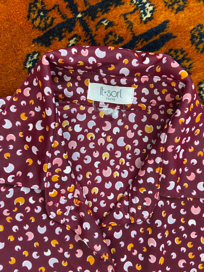 Vintage 1970s Purple Japanese Jersey Shirt