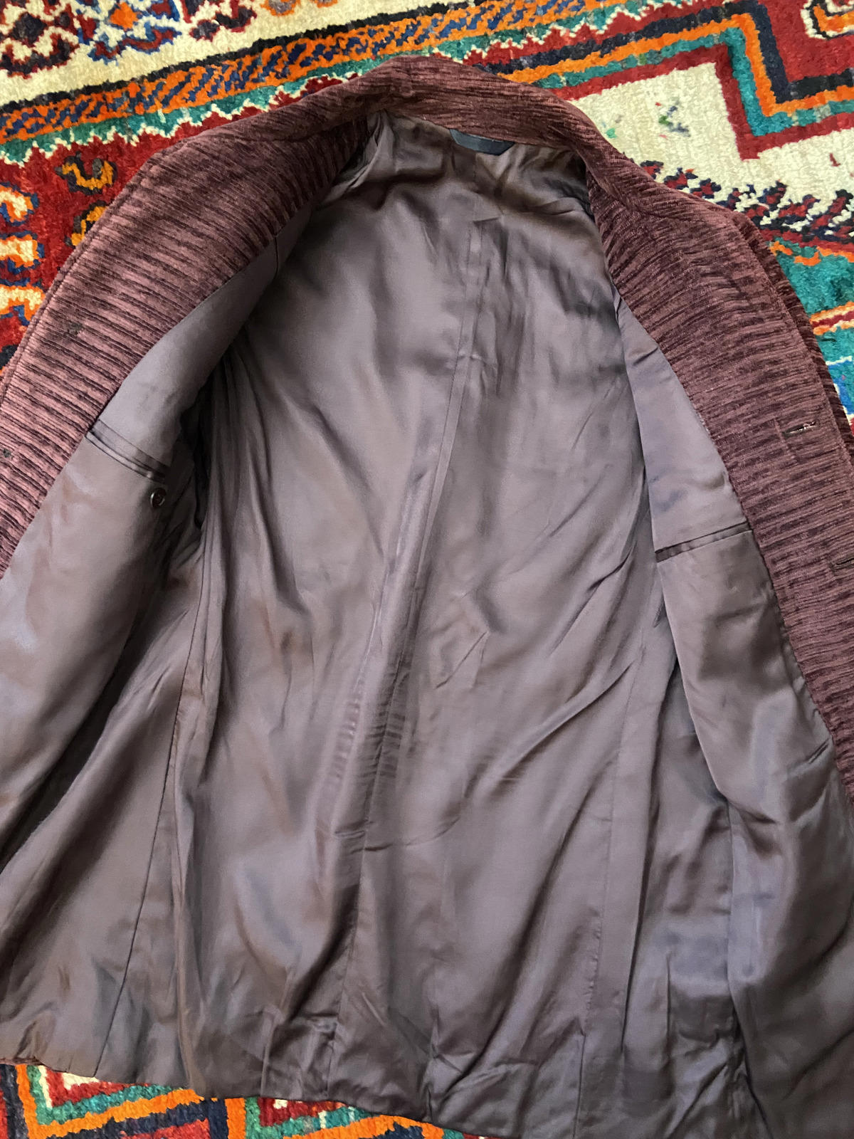 Vintage 1970s Purple Chenille Leisure Jacket