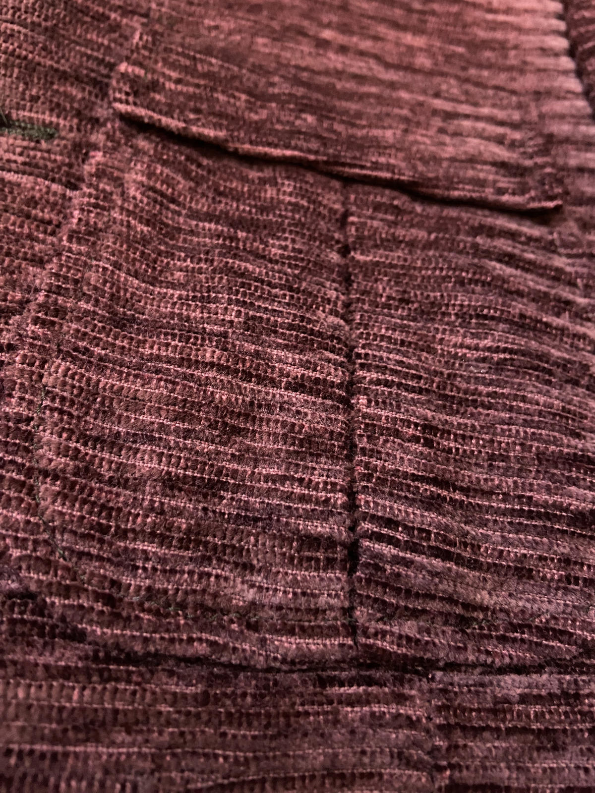 Vintage 1970s Purple Chenille Leisure Jacket