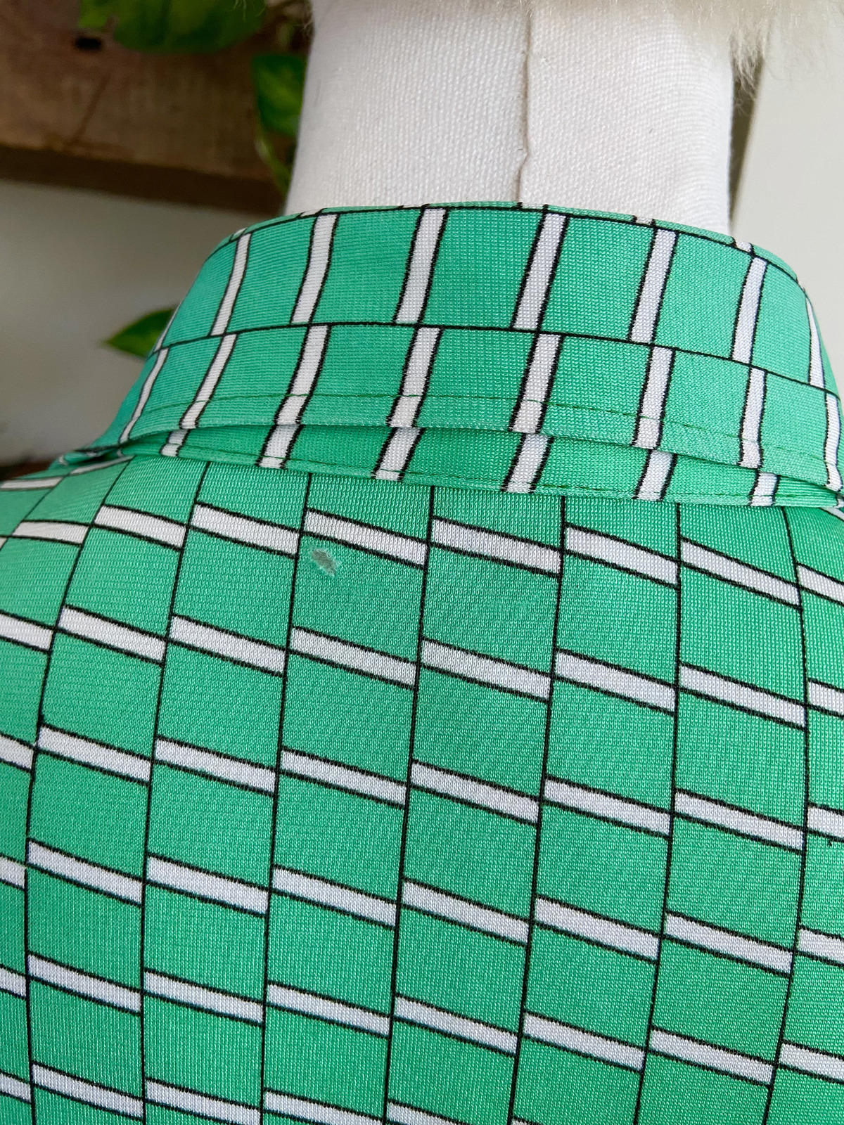 Vintage 1970s Green Japanese Jersey Shirt