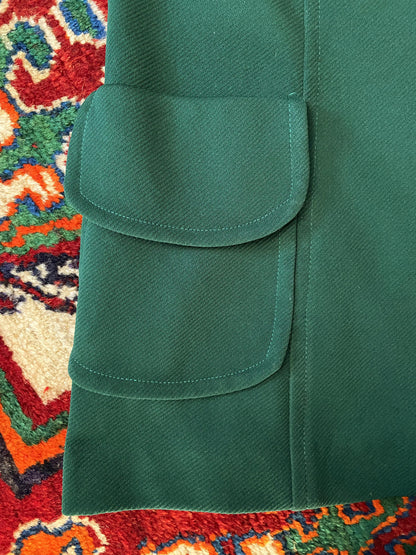 Vintage 1970s Green Waistcoat