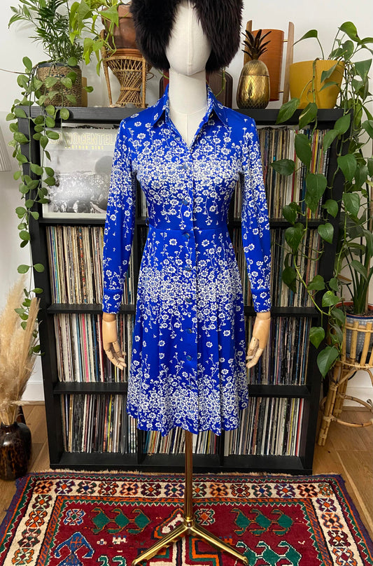 Vintage 1970s Japanese Shirt Dress
