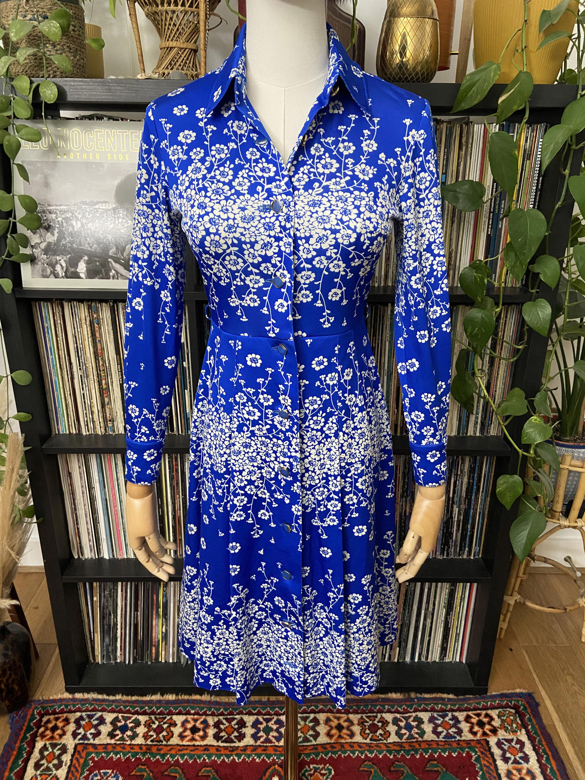 Vintage 1970s Japanese Shirt Dress