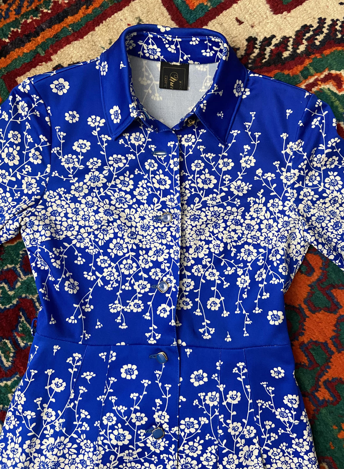 Vintage 1970s Japanese Shirt Dress