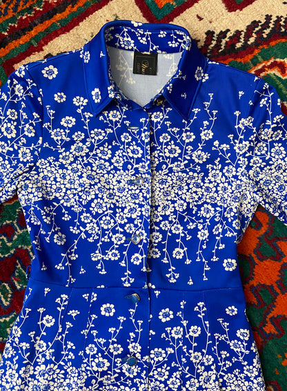 Vintage 1970s Japanese Shirt Dress