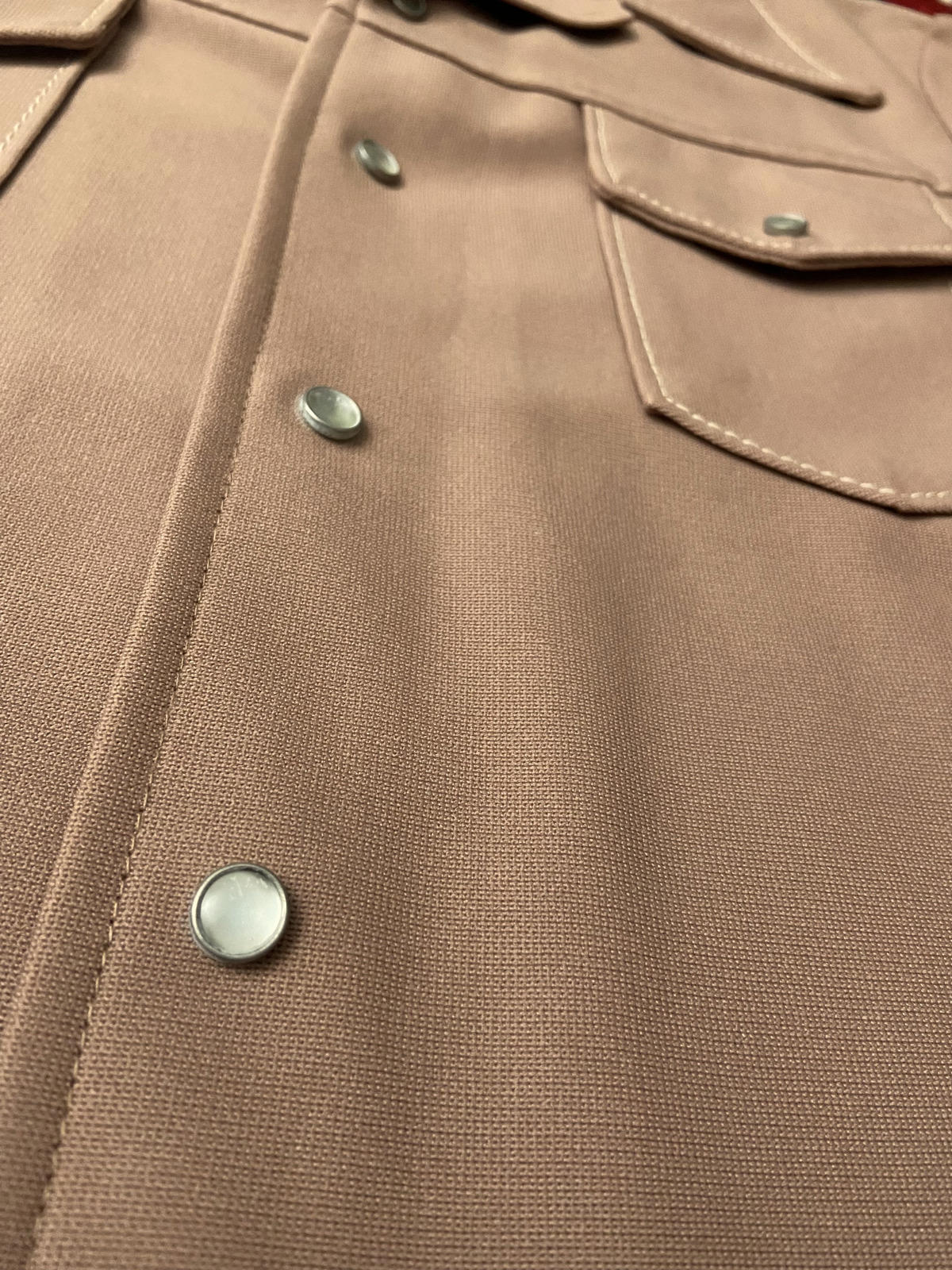 Vintage 1970s Dagger Collar Western Leisure Suit Jacket