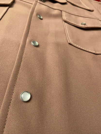 Vintage 1970s Dagger Collar Western Leisure Suit Jacket