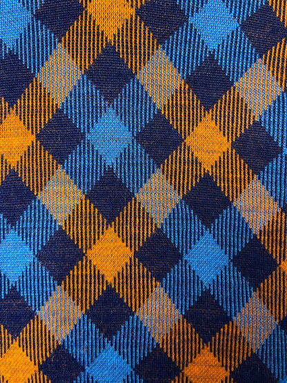 Vintage 1970s French Check Dress