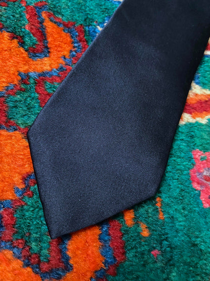 Vintage Navy Italian Silk Giorgio Armani Tie