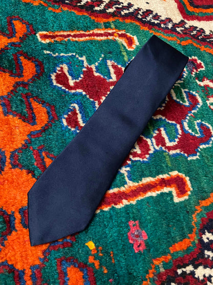 Vintage Navy Italian Silk Giorgio Armani Tie