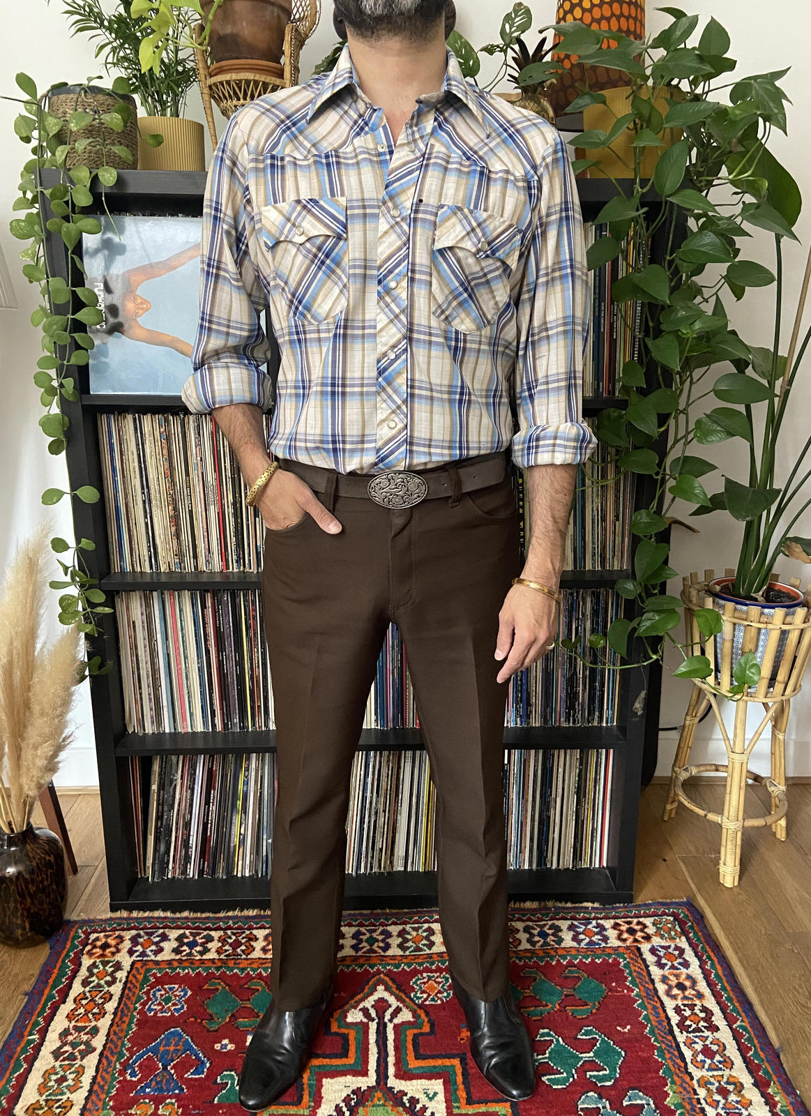 Vintage 1970s Western Shirt