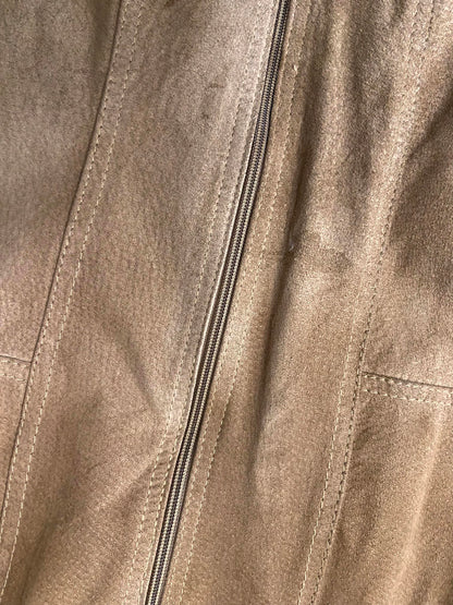 Vintage 1970s Suede-Fronted Cardigan Jacket