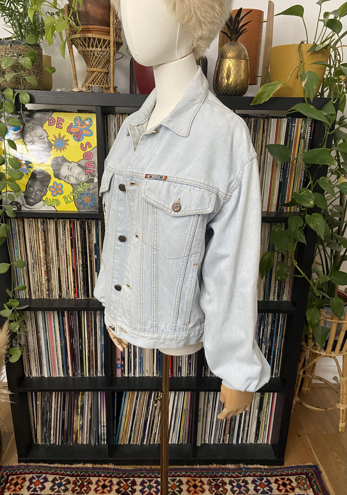 Vintage 1980s Lois Mickey Mouse Denim Jacket