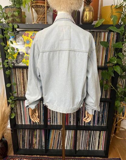 Vintage 1980s Lois Mickey Mouse Denim Jacket