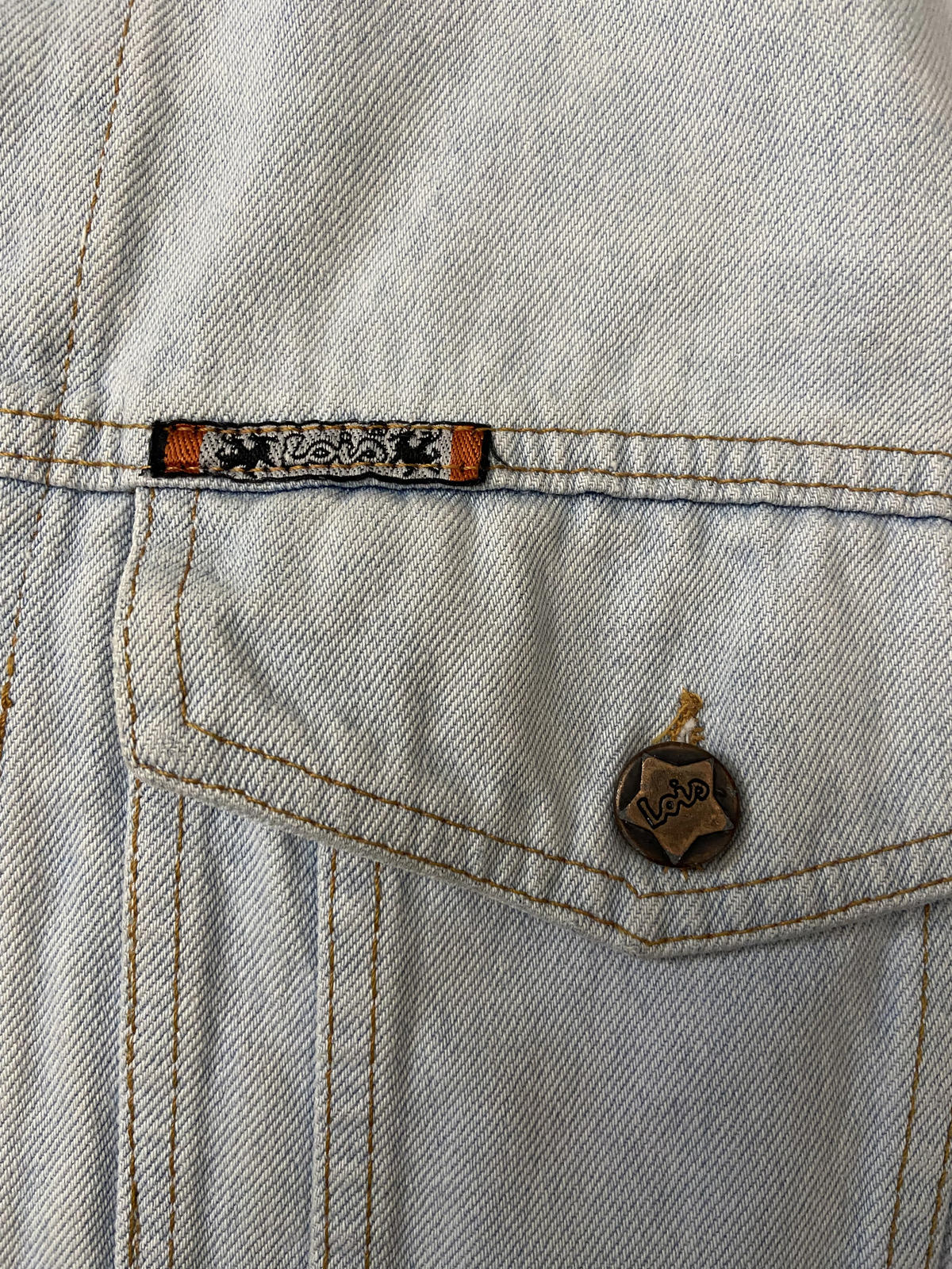Vintage 1980s Lois Mickey Mouse Denim Jacket