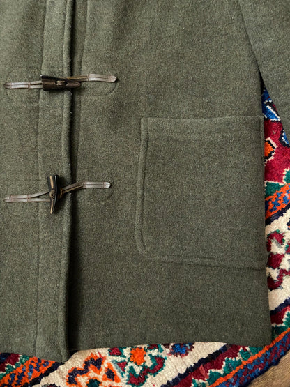 Vintage 90s Olive Green Gloverall Duffle Coat