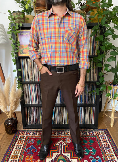 Vintage 1970s Checked Shirt