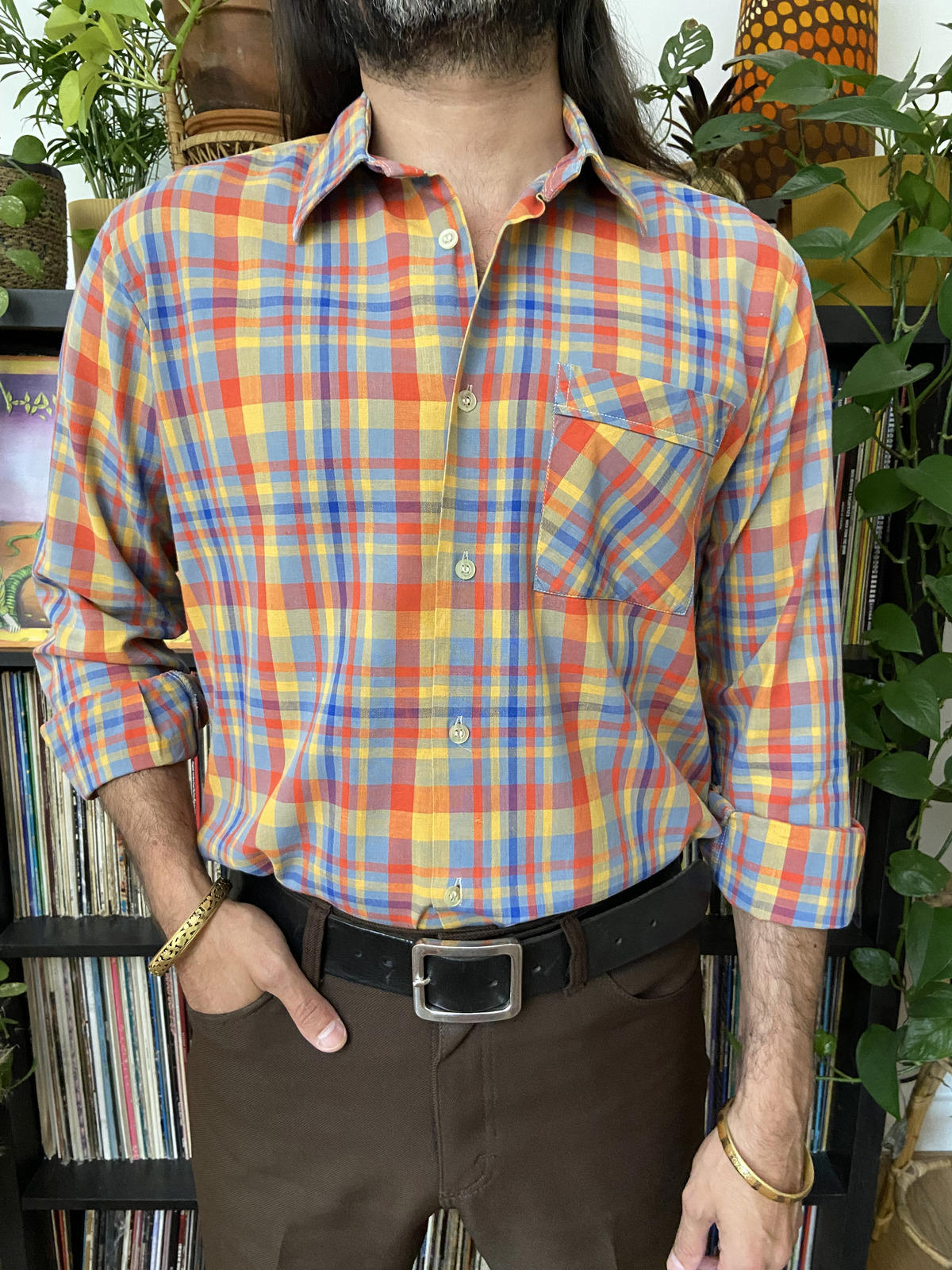 Vintage 1970s Checked Shirt