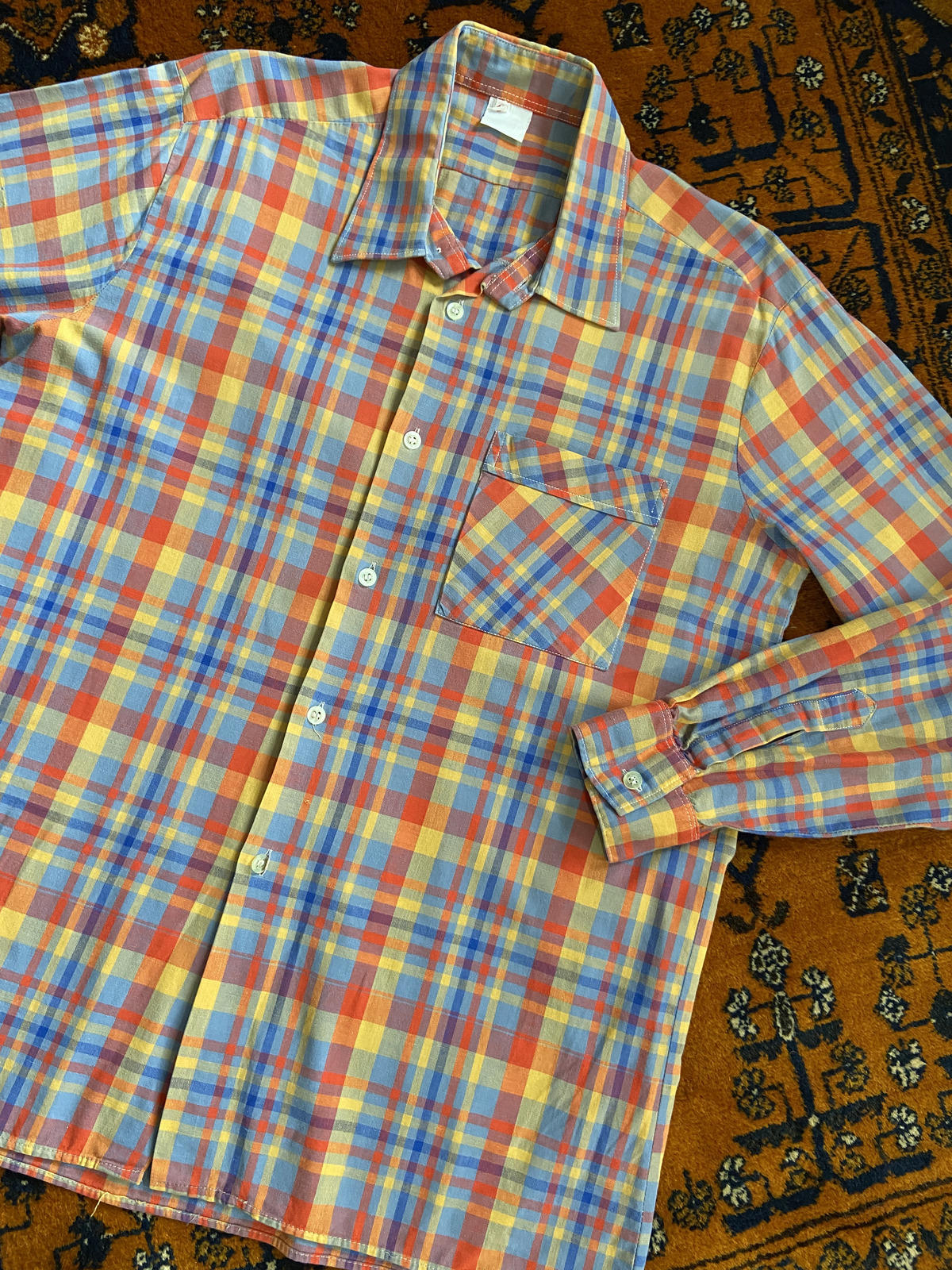 Vintage 1970s Checked Shirt