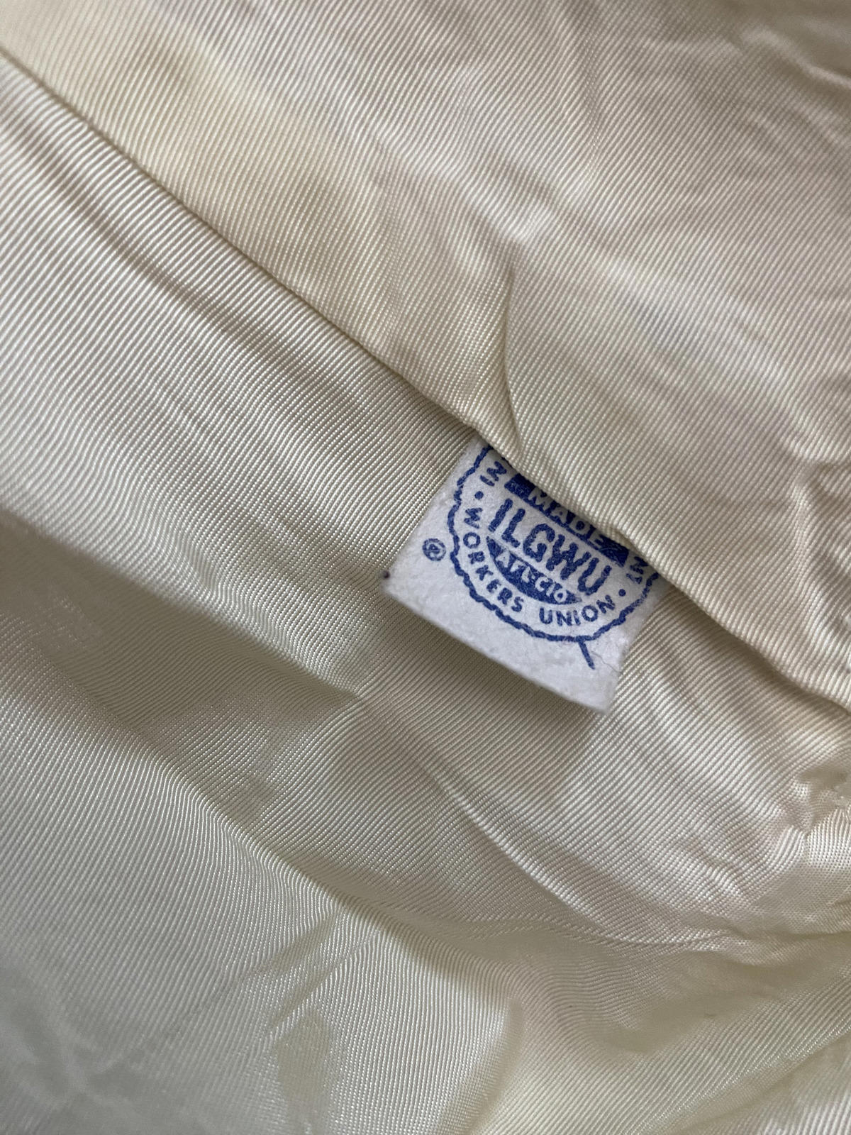 Vintage 1960s Cream Double Breasted Coat