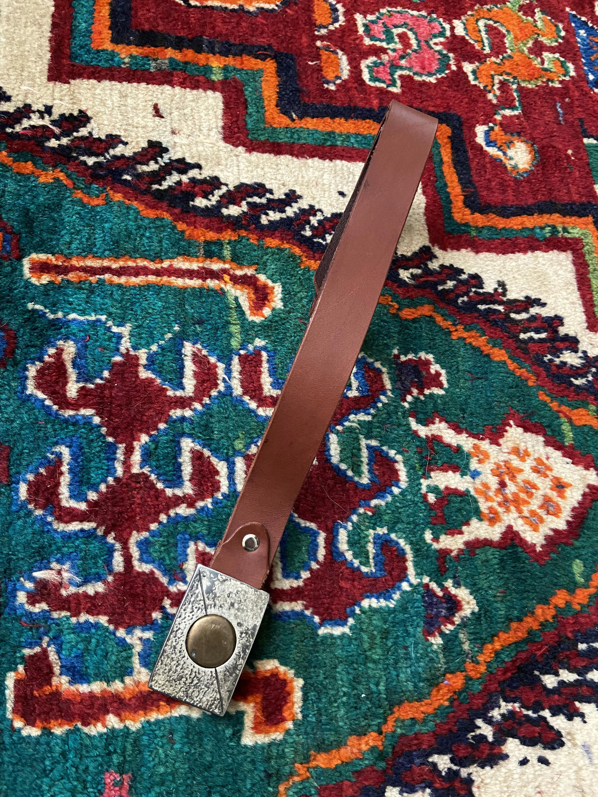 Vintage Ornamental Box Frame Buckle Belt