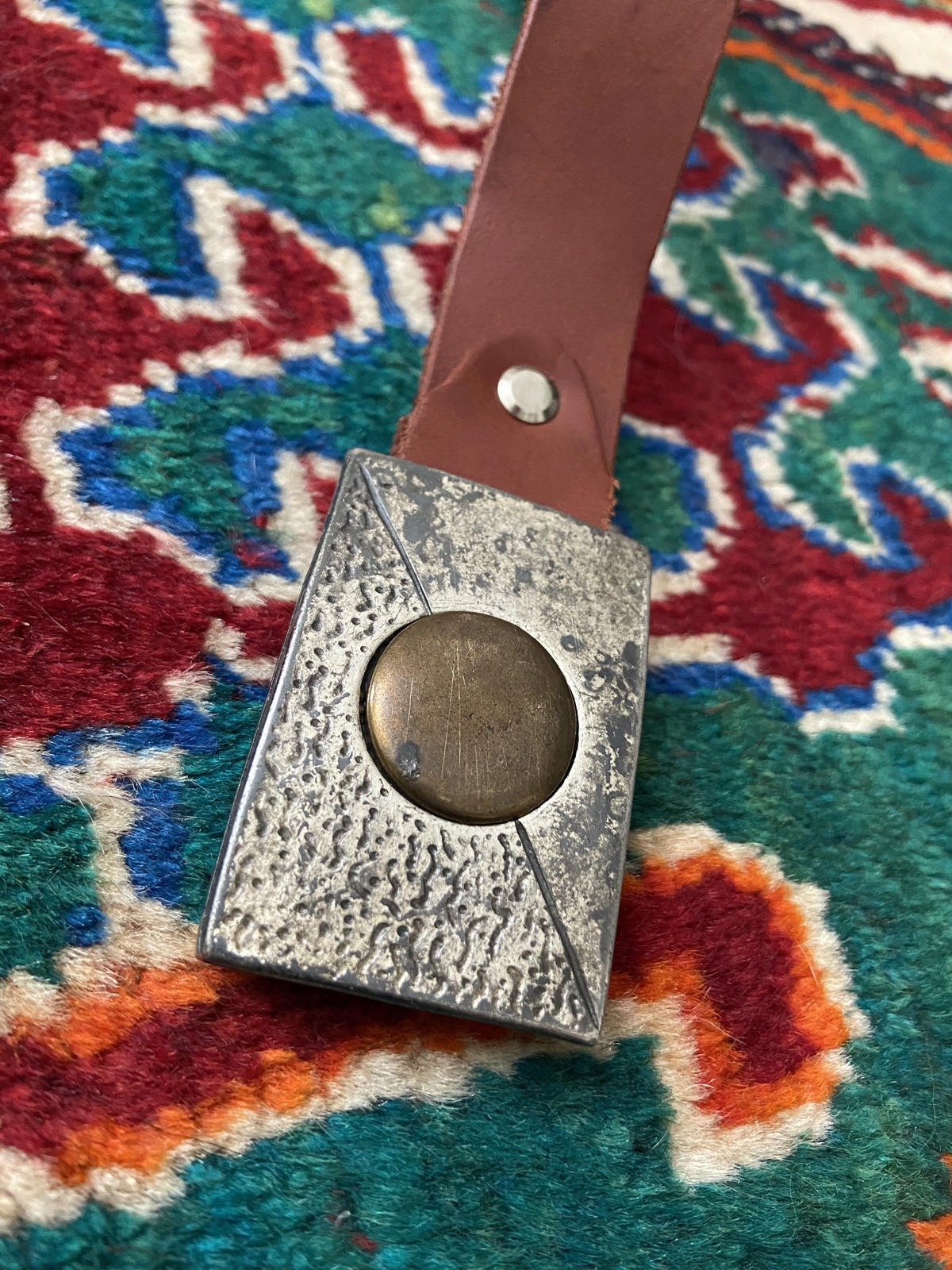 Vintage Ornamental Box Frame Buckle Belt