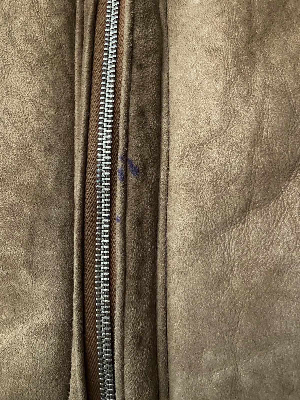 Vintage 1970s Sheepskin Bomber Jacket