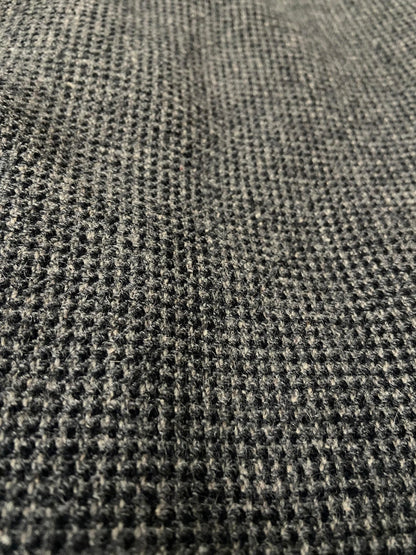 Vintage 1970s Grey Houndstooth Tweed Coat