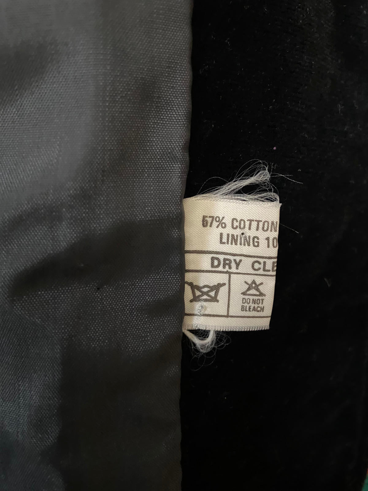 Vintage 1970s Black Velvet Blazer