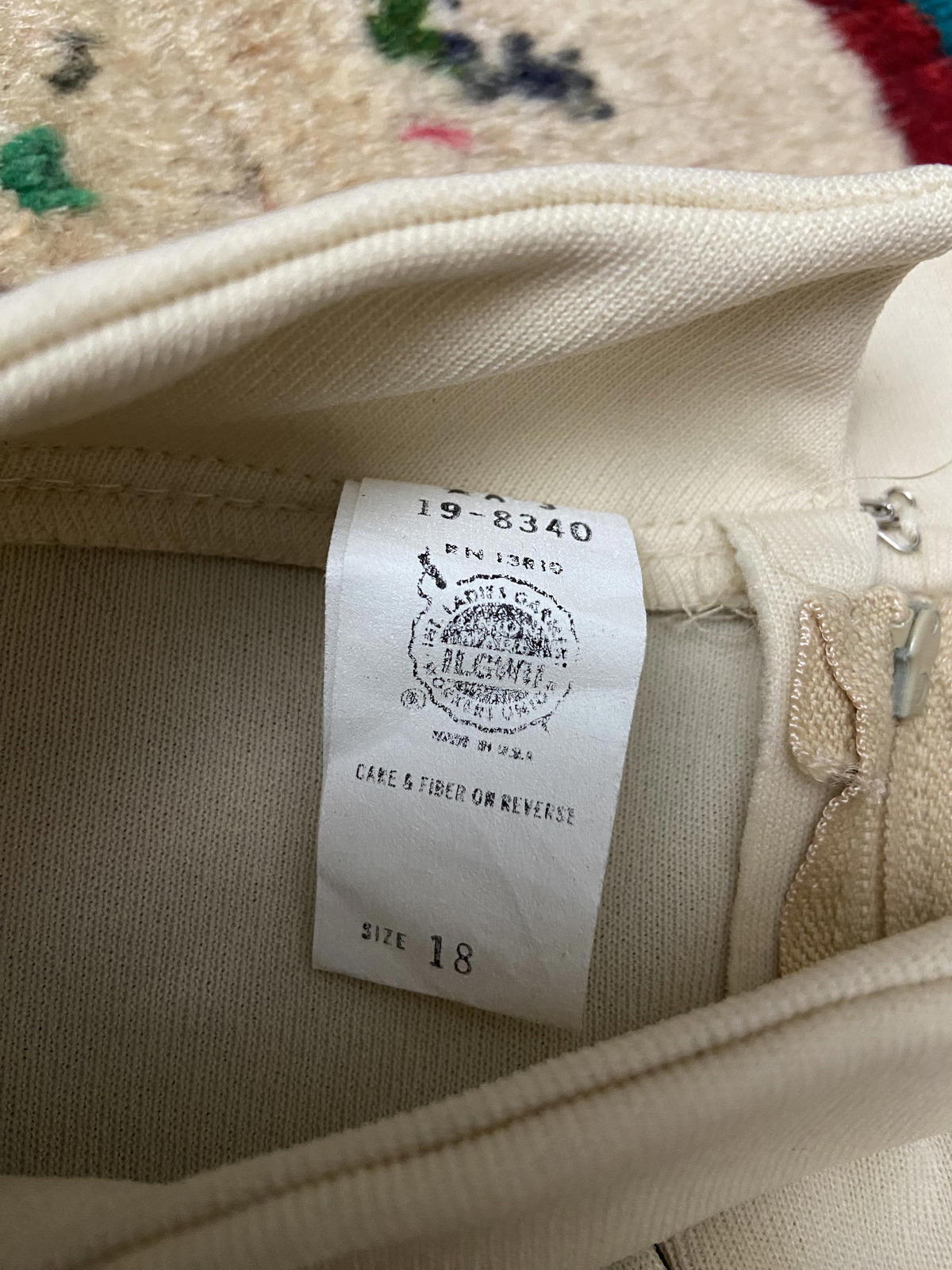 Vintage 1970s Beige Maxi Dress