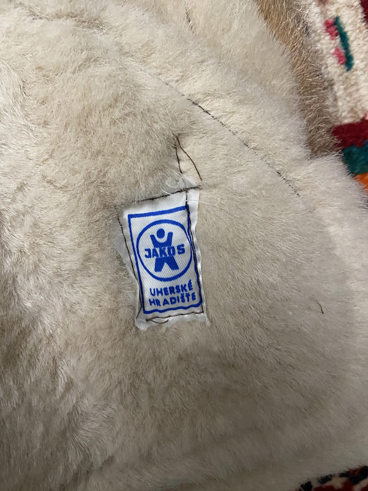 Vintage 1970s Suede Embroidered Trim Vest