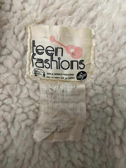 Vintage 1970s Checked Sherpa Lumber Jacket