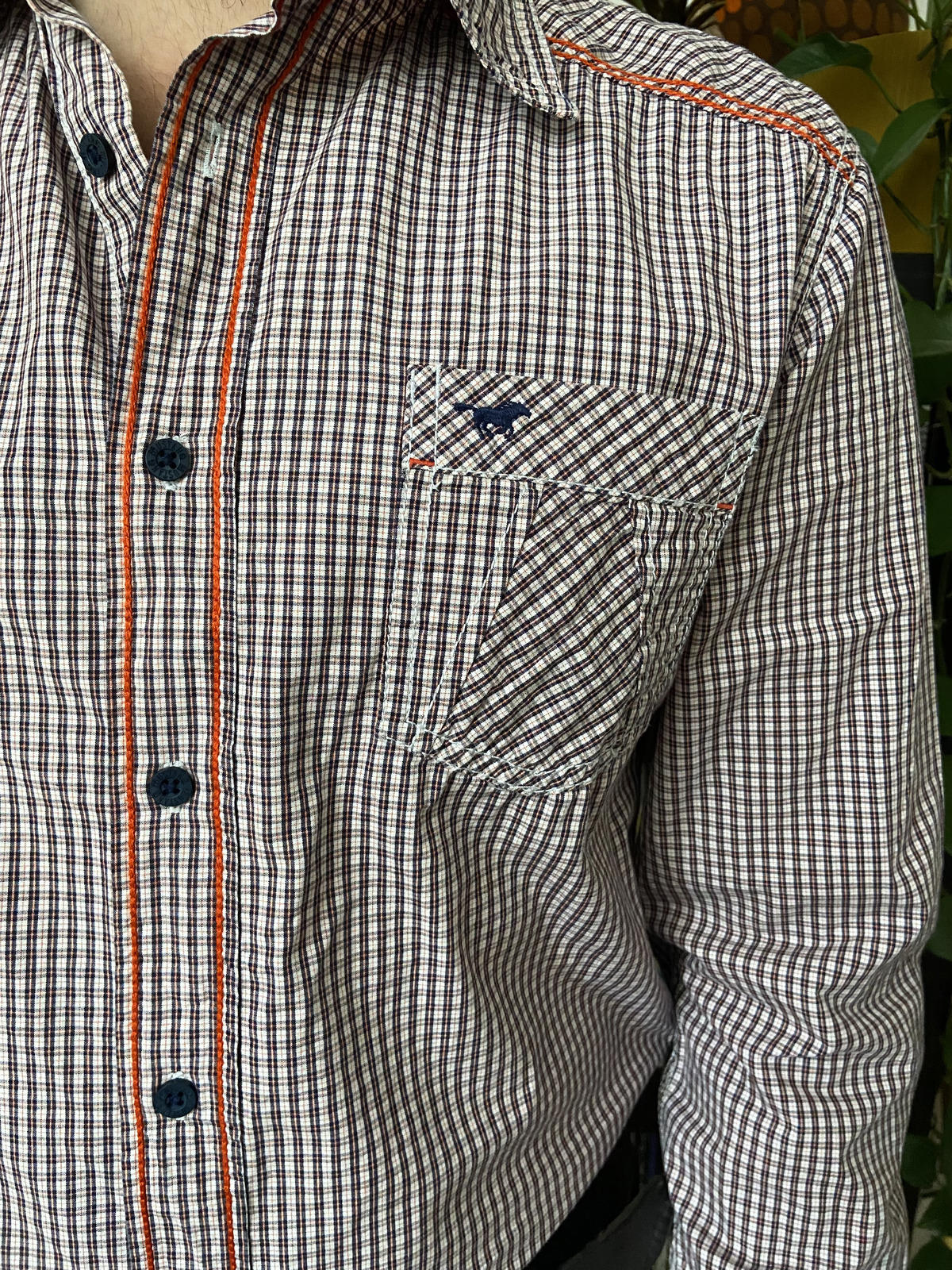 Vintage 90s Mustang Western Shirt