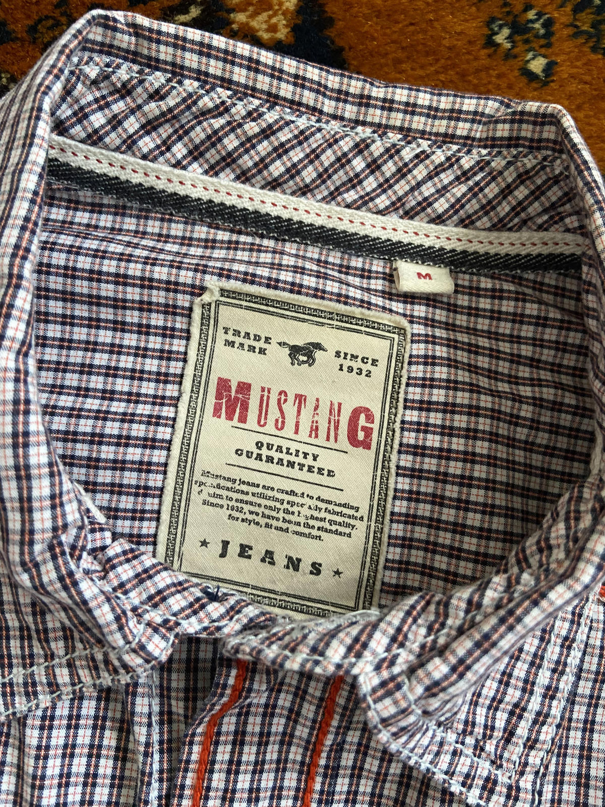 Vintage 90s Mustang Western Shirt