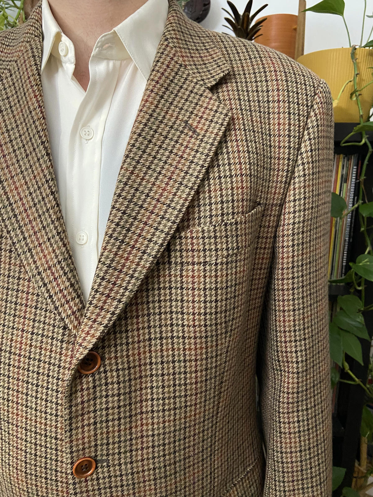 Vintage Dehavilland Tweed Blazer Jacket