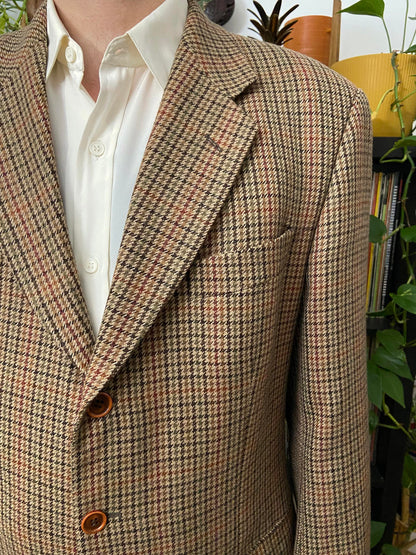 Vintage Dehavilland Tweed Blazer Jacket