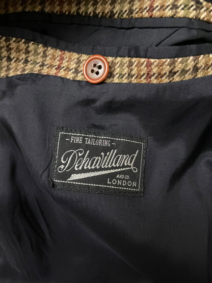 Vintage Dehavilland Tweed Blazer Jacket