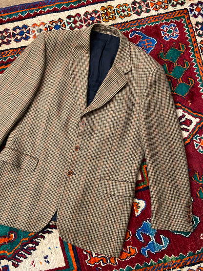 Vintage Dehavilland Tweed Blazer Jacket