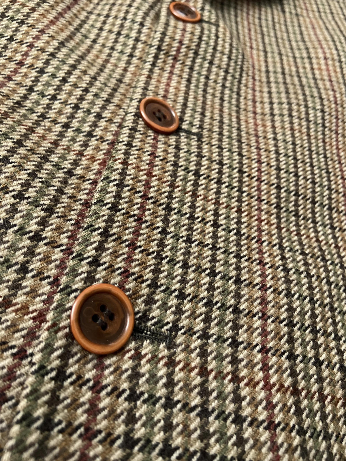 Vintage Dehavilland Tweed Blazer Jacket