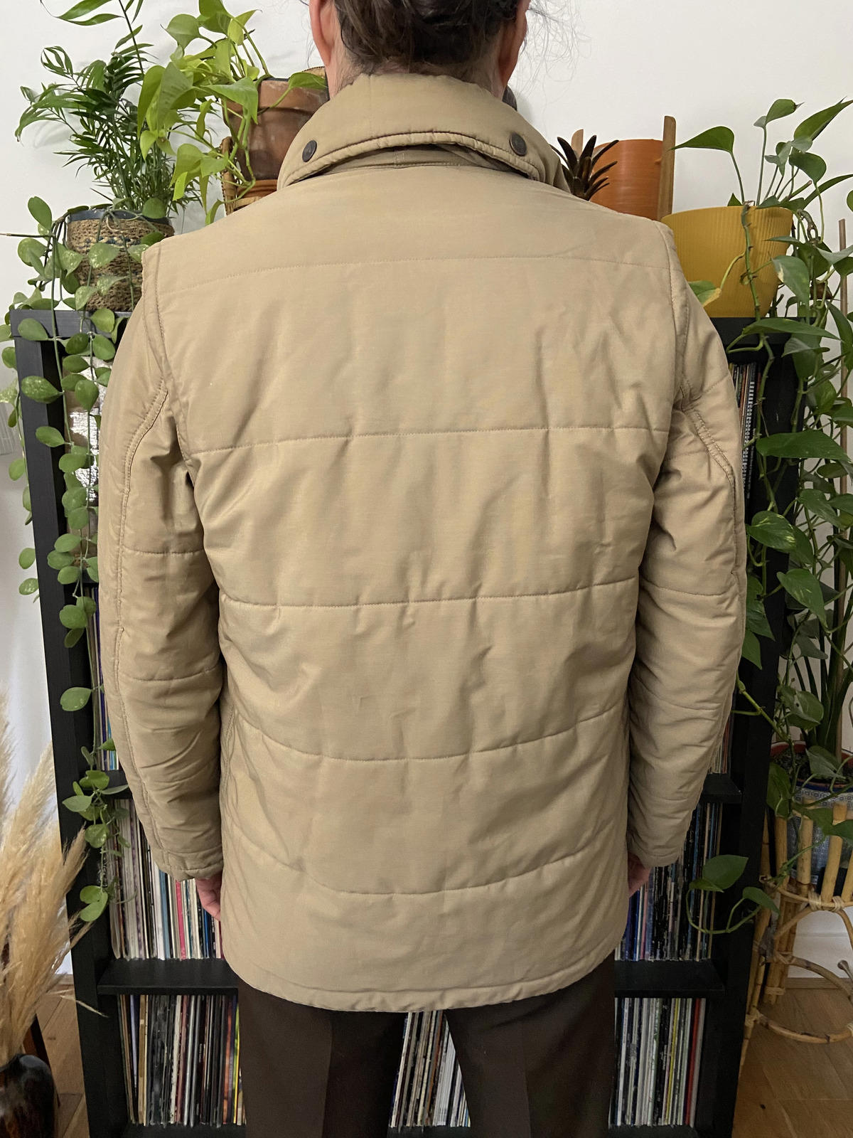 Vintage 1970s Levi's White Tab Quilted Jacket With Removable Sleeves