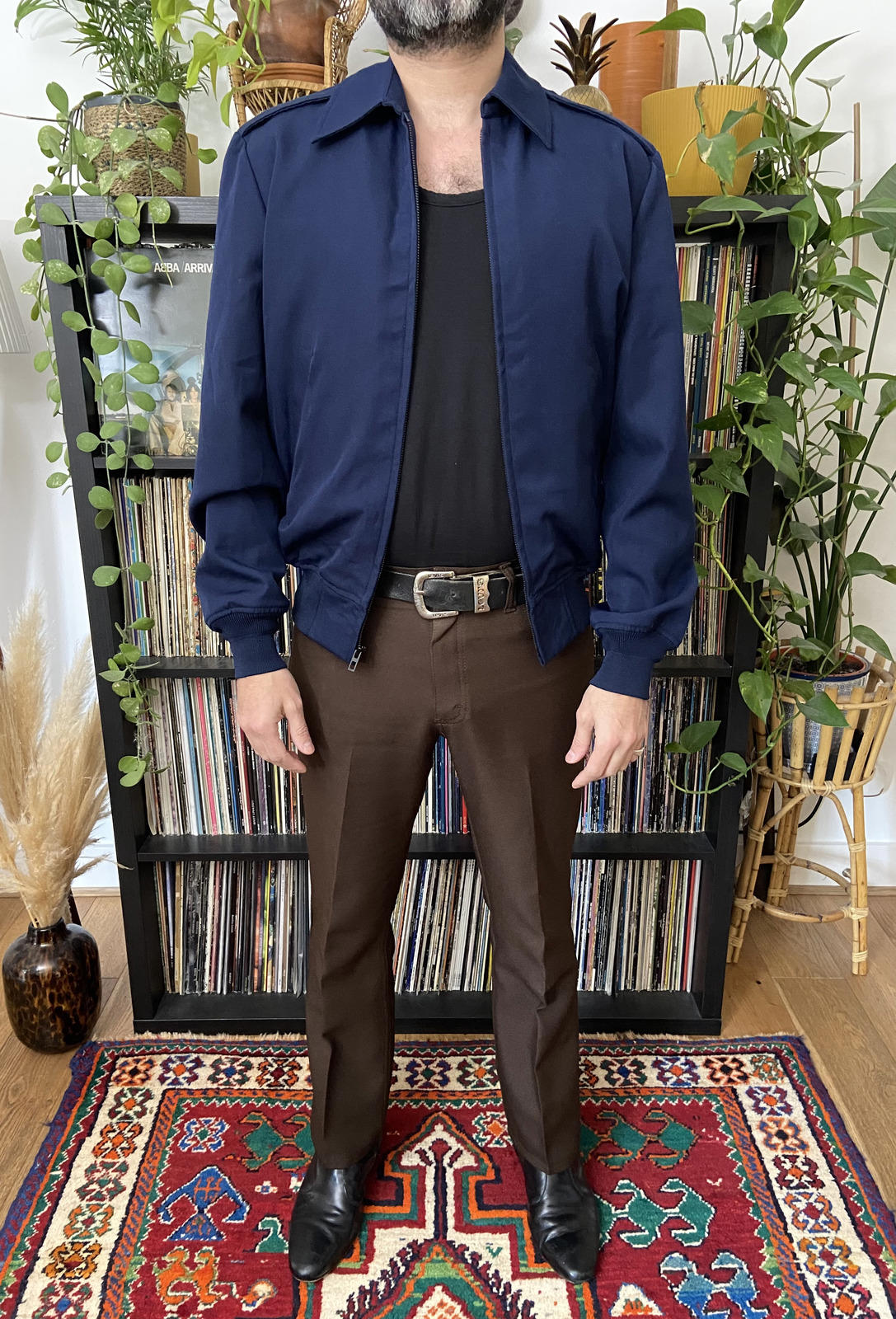 Vintage Navy Airforce Jacket With Removable Liner