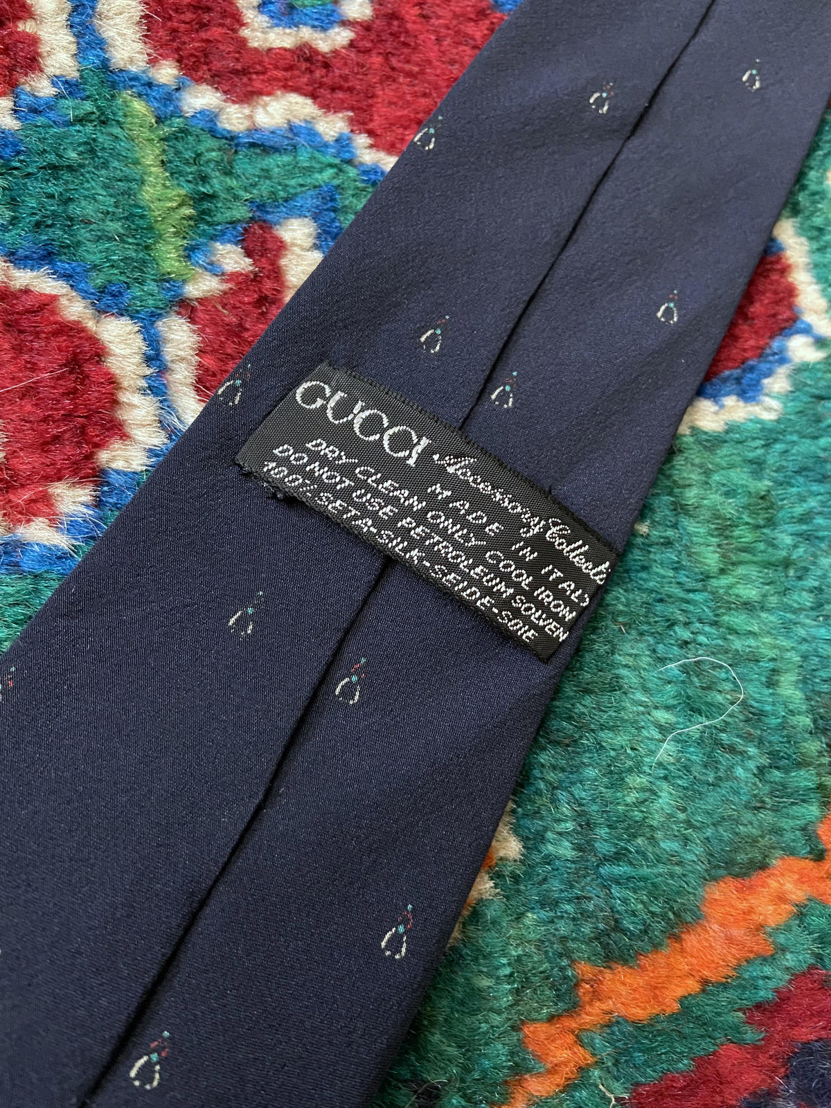 Vintage 1970s Gucci Silk Tie