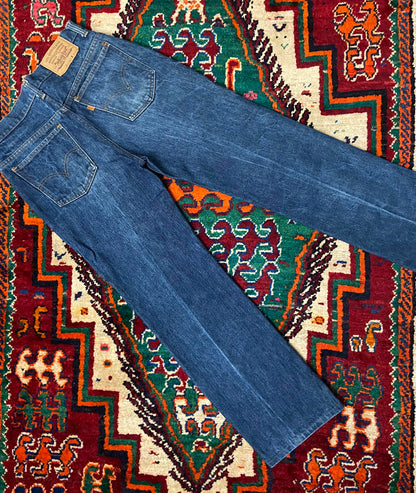 Vintage Levis 521 Relaxed Fit Orange Tab W32